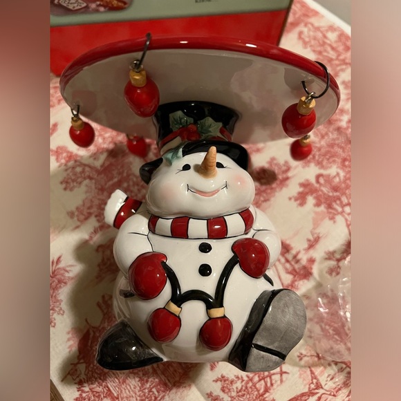 FITZ & FLOYD CHEERS PILLAR CANDLE HOLDER. - Picture 3 of 13